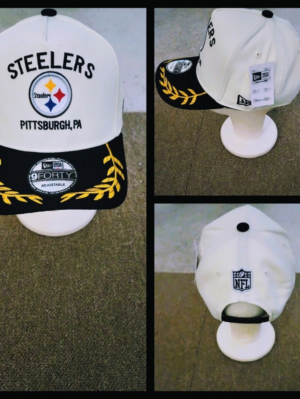 PITTSBURGH STEELERS NFL FOOTBALL SNAPBACK HAT.